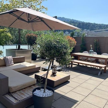 Ferienwohnung Atikka, Atico, Penthouse Luzern Exterior foto